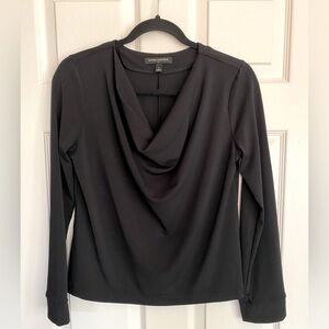 Banana Republic Black Cowl Neck Blouse
